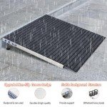 Aluminum Wheelchair Ramp with Non-Slip Surface