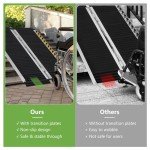 3 FT Folding Wheelchair Ramp with Non-Slip Surface