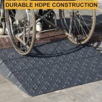 OrangeStar Portable Wheelchair Ramp for Home Access