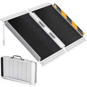 Garvee 2 FT Portable Non-Slip Wheelchair Ramp