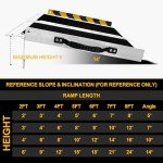 Portable Wheelchair Ramp with Non-Slip Surface