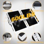 Portable Wheelchair Ramp with Non-Slip Surface