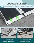 3ft Portable Non-Skid Aluminum Wheelchair Ramp