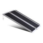 3FT Portable No-Slip Aluminum Wheelchair Ramp