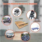 Wooden Portable Wheelchair Ramp - Easy Entry Access