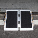 Portable Wheelchair Ramp with Non-Slip Surface