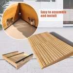 Wooden Portable Wheelchair Ramp - Easy Entry Access