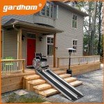 Foldable 5ft Aluminum Wheelchair Ramps for Steps