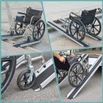 7FT Adjustable Wheelchair Ramps with Storage Bag