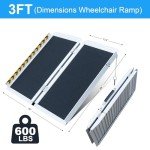 3FT Portable Wheelchair Ramp by Dumeteisen