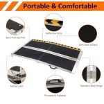 Portable 6FT Aluminum Wheelchair Ramp with Handle