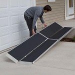 12' Aluminum Multi-Fold Wheelchair Ramp - 600 lb Capacity
