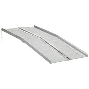 6FT Foldable Aluminum Wheelchair Ramp with Handle