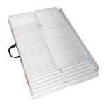 Durable 4FT Aluminum Wheelchair Ramp - 800lbs Capacity