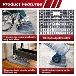 Portable Wheelchair Access Ramps - 2 Pack
