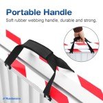 Durable 4FT Aluminum Wheelchair Ramp - 800lbs Capacity