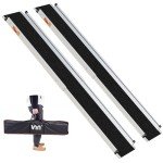 Portable 4-7 FT Adjustable Wheelchair Ramp