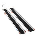 Aluminum Wheelchair Ramp, Adjustable & Portable, 272kg