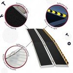 7FT Portable Wheelchair Ramp with Non-Skid Design