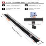 Aluminum Wheelchair Ramp, Adjustable & Portable, 272kg