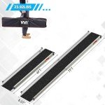 Portable 4-7 FT Adjustable Wheelchair Ramp