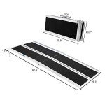 Mefeir 6ft Portable Wheelchair Ramp for Home