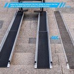 Portable 4-7 FT Adjustable Wheelchair Ramp