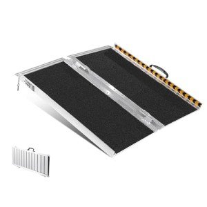 VEVOR 2FT Portable Aluminum Wheelchair Ramp