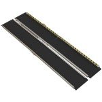 8FT Foldable Aluminum Wheelchair Ramp with Non-Slip Surface