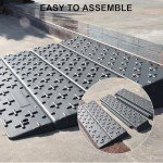 OrangeStar Portable Wheelchair Threshold Ramp, Multiple Sizes