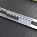 8FT Foldable Aluminum Wheelchair Ramp with Non-Slip Surface