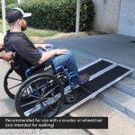 Titan 10' Folding Wheelchair Ramp with Handle