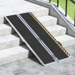 Houseables 5 FT Portable Wheelchair Ramp for Steps