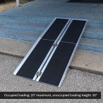 Titan 10' Folding Wheelchair Ramp with Handle