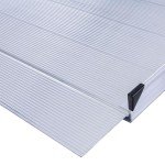 10' Portable Wheelchair Ramp with Handrails, 850 lb Capacity