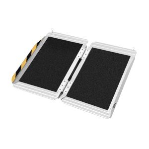 2FT Portable Aluminum Wheelchair Ramp, 600 lbs Capacity