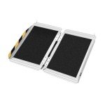 2FT Portable Aluminum Wheelchair Ramp, 600 lbs Capacity