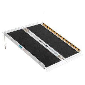 Portable 3ft Aluminum Wheelchair Ramp - Anti-Slip