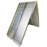 10-Foot Portable Aluminum Non-Skid Wheelchair Ramp