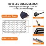 BESEA 3-Inch Wheelchair Anti-Slip Ramp, 3 Feet