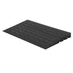 Portable 2.5" Rubber Wheelchair Threshold Ramp