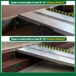 10-Foot Portable Aluminum Non-Skid Wheelchair Ramp