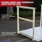 Ruedamann 3' x 36" Aluminum Wheelchair Ramp