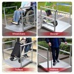 Ruedamann 3' x 36" Aluminum Wheelchair Ramp