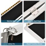 3FT Portable Aluminum Wheelchair Ramp with Non-Slip Surface