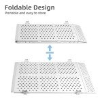 Foldable Wheelchair Ramp with Adjustable Handrails
