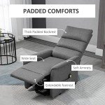 HOMCOM Power Lift Recliner for Seniors - Dark Gray