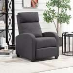 HOMCOM Adjustable Recliner Chair for Home Theater