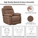 Giantex Electric Recliner Chair for Seniors, Brown