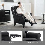 HOMCOM Adjustable Recliner Chair with Remote Control